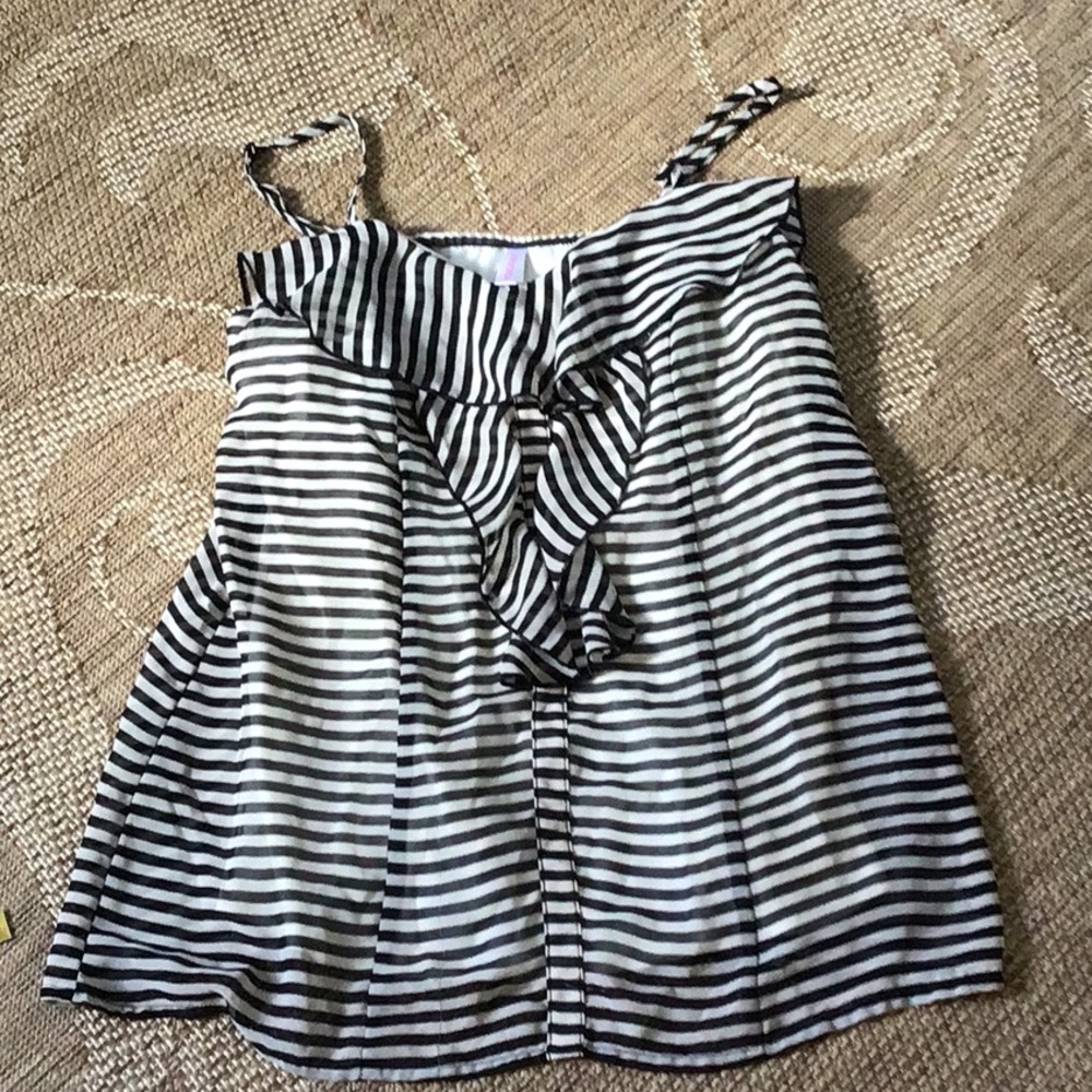 Dressy striped tank
